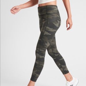 Athleta Camo Legging, green camo